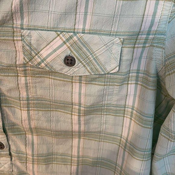 Prana Women's Anja Mint Green Longsleeve Top Sz XS Lightweight Quickdrying UPF 3 - Picture 6 of 14